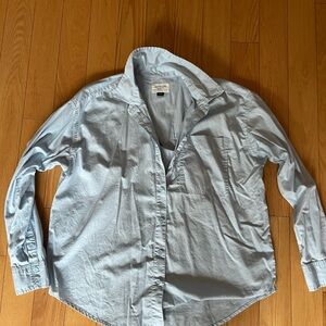 American Eagle Outfitters Sky Blue Button-Up